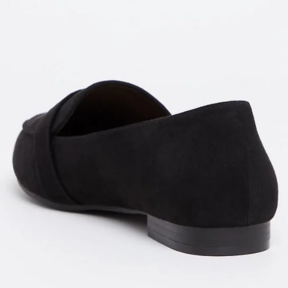 💕SOLD💕 Torrid Black Faux Suede Loafer (WW) size 7 - Picture 2 of 3